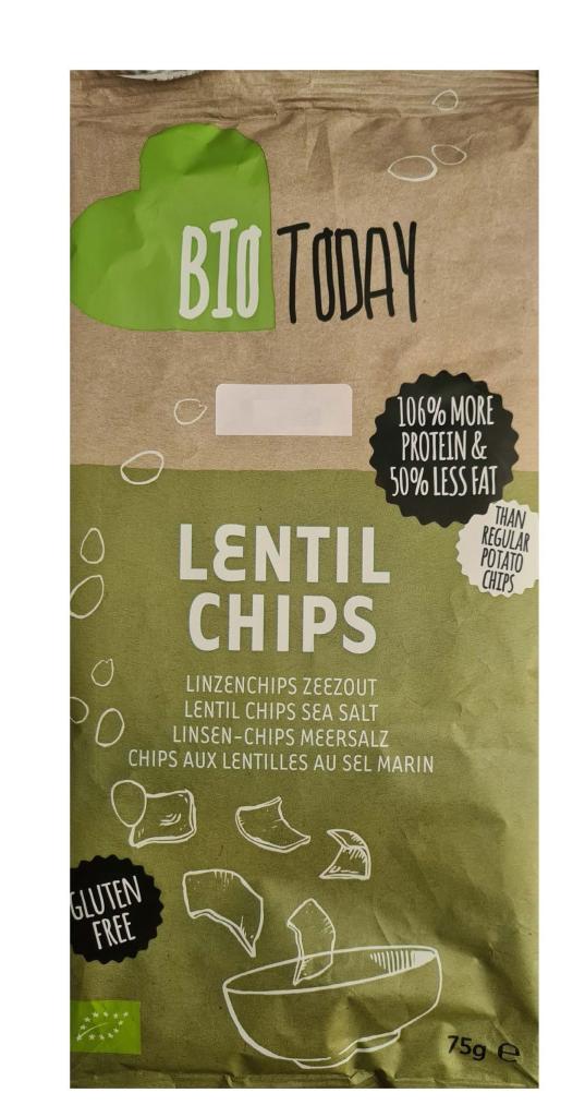 Plaatje van Smaakt | Every bite matters |  Lentil Chips | Zeezout - Lentil Chips | Zeezout