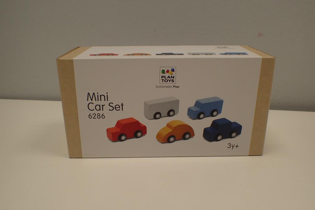 Plaatje van Plan Toys - Mini car set 6286